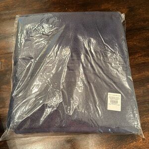 Brand new/never opened pottery barn navy hand towel - set of 2